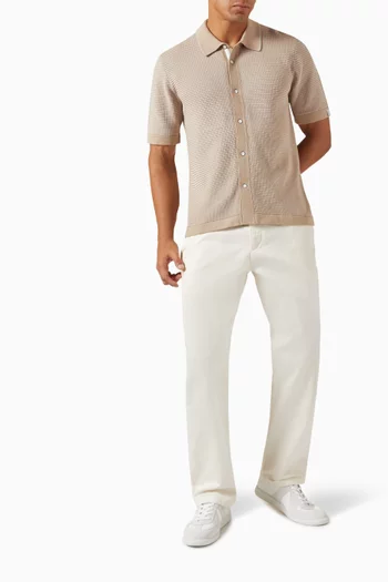 Jonah Striped Shirt in Cotton-knit