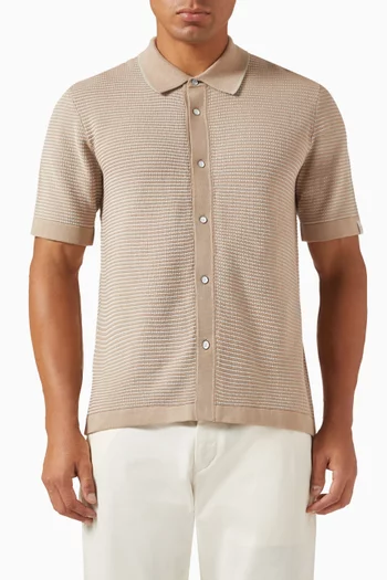 Jonah Striped Shirt in Cotton-knit