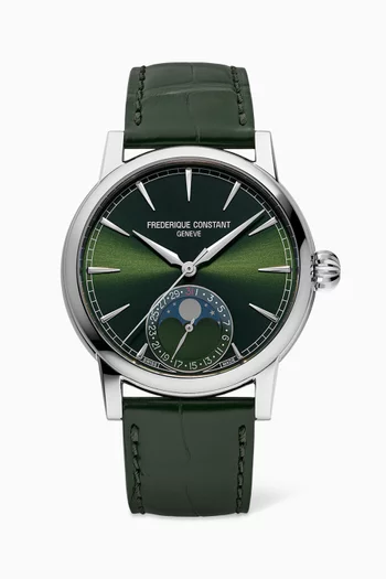 Manufacture Classic Moonphase Date Automatic Watch, 40mm