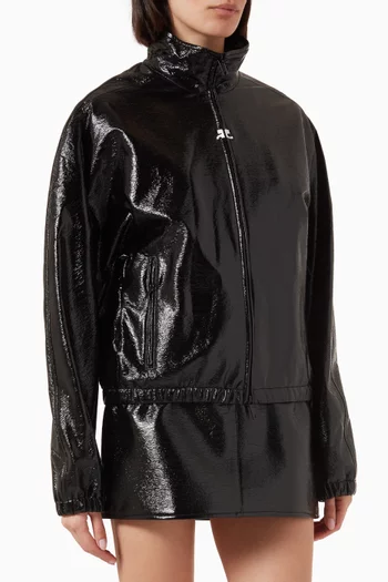 Tracksuit Jacket in Vinyl
