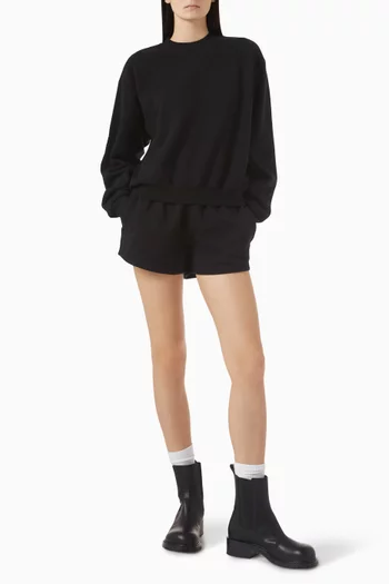 Cotton Fleece Classic Crew Sweatshirt