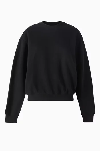Cotton Fleece Classic Crew Sweatshirt