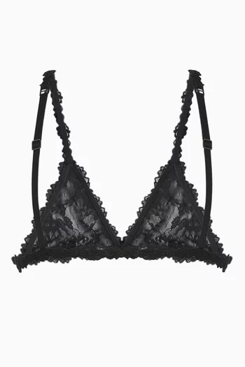 Stretch Lace Triangle Bralette