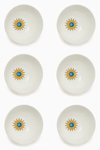 Nouri Bowls in Porcelain, Set of 6