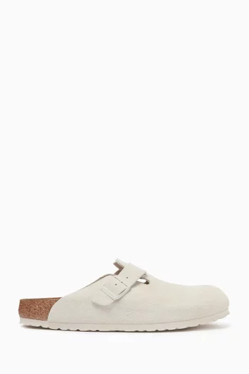 Boston Soft Footbed Sandals in Suede
