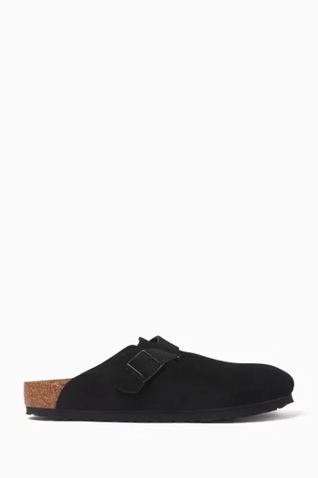 Boston Soft Footbed Sandals in Suede