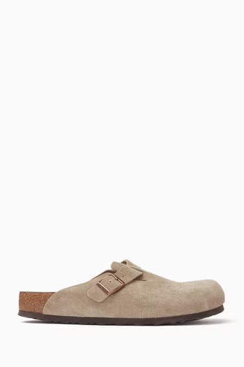 Boston Soft Footbed Sandals in Suede