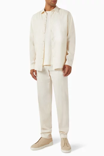 Curtis Drawstring Pants in Good Linen