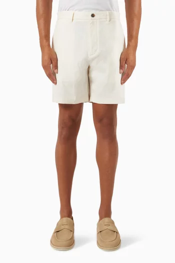Curtis Drawstring Shorts in Linen
