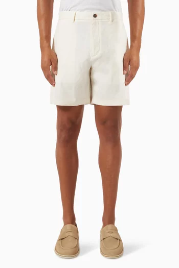 Curtis Drawstring Shorts in Linen