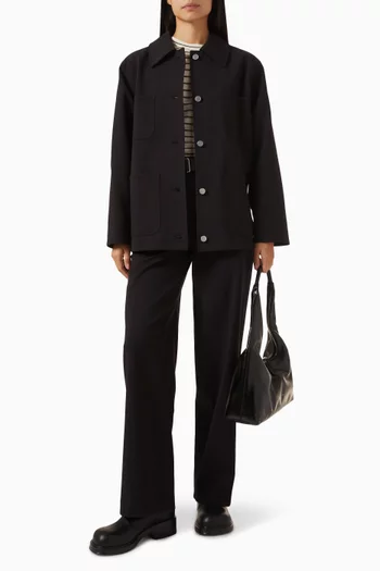 Oversized Utility Jacket in Neoteric Twill