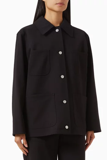 Oversized Utility Jacket in Neoteric Twill