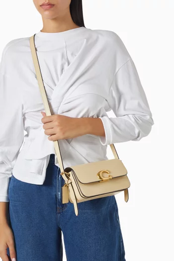 Zoe Shoulder Bag in Leather