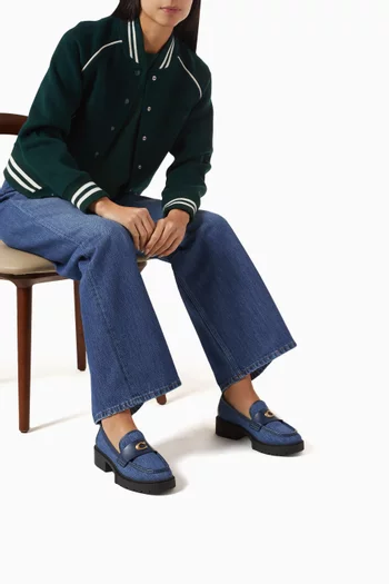 Leah 45 Loafers in Denim