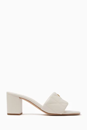 Holly 65 Block Heel Sandals in Leather