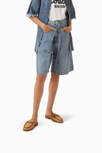 Jocelyn Loafers in Raffia