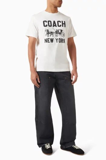 Horse & Carriage T-shirt in Cotton