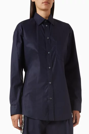 Anne Shirt in Cotton Poplin