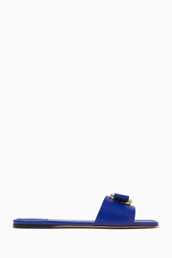 Vara Slides in Leather
