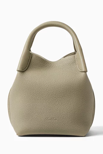 Micro Bale Bag in Calfskin Leather