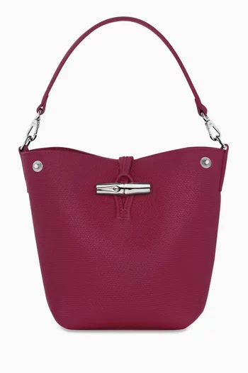 XS Le Roseau Bucket Bag in Leather