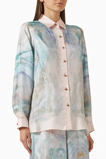 Illuminate Relaxed Shirt in Silk
