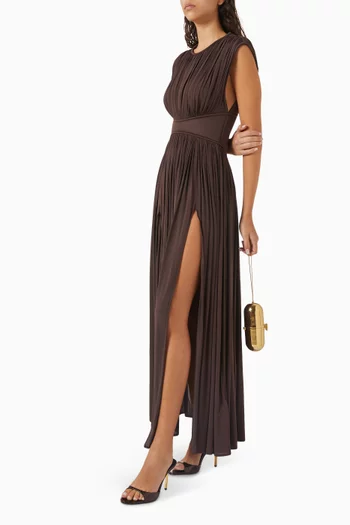 Illuminate Column Dress in Viscose Blend