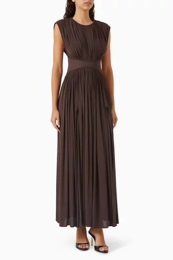 Illuminate Column Dress in Viscose Blend