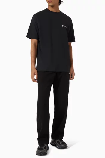 Straight Fit Pants in Cotton Twill