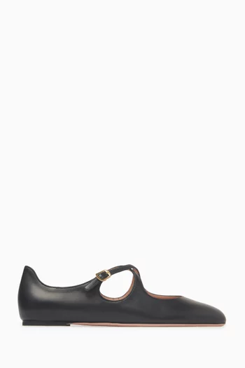 Beliska Ballet Flats in Leather