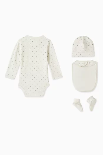 All-over Logo Gift Set in Cotton
