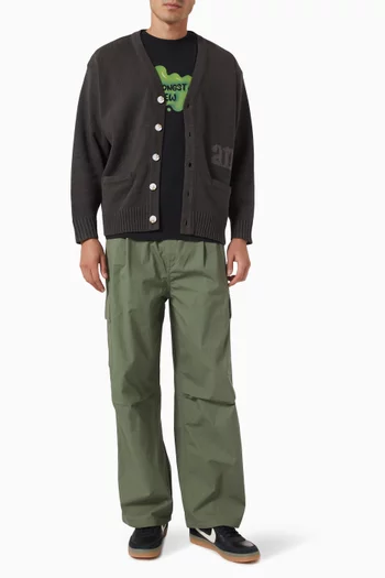 Wide-leg Cargo Pants