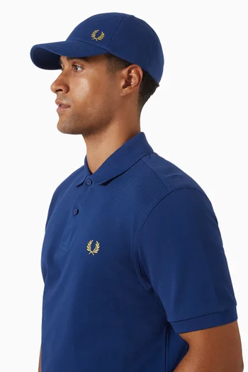 Classic Logo Cap in Cotton Piqué