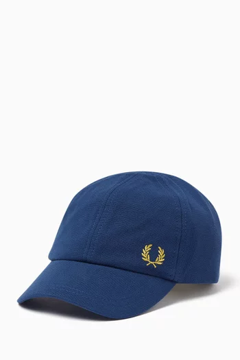 Classic Logo Cap in Cotton Piqué