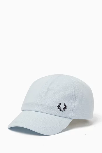 Classic Logo Cap in Cotton Piqué
