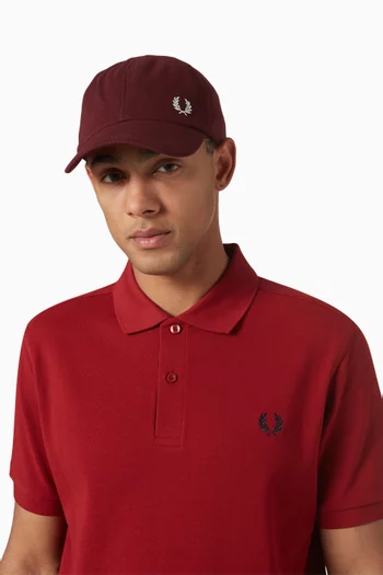Classic Logo Cap in Cotton Piqué