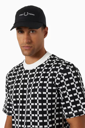 Five-panel Logo Cap in Cotton Twill