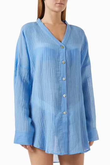 Barcelona Oversized Tunic in Linen