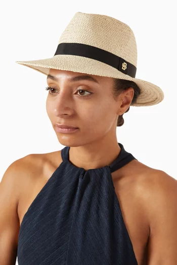 Ysabel Panama Hat in Raffia