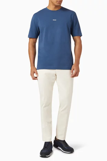 Relaxed T-shirt in Stretch Cotton