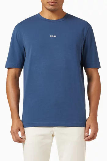 Relaxed T-shirt in Stretch Cotton