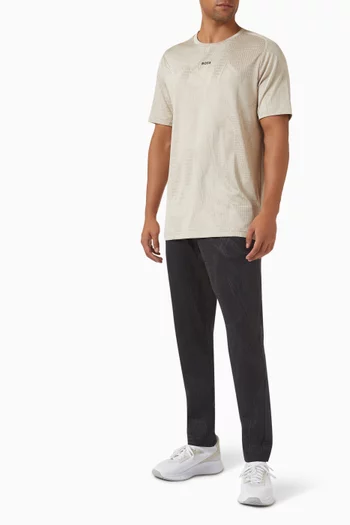 Jacquard-pattern T-shirt