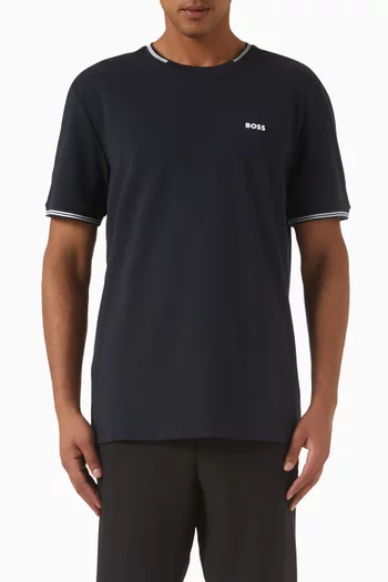 Taul T-shirt in Cotton-piqué