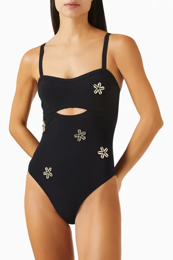 Aqua One-piece Swimsuit