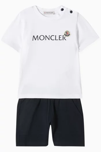 Logo T-shirt and Shorts, Set of 2