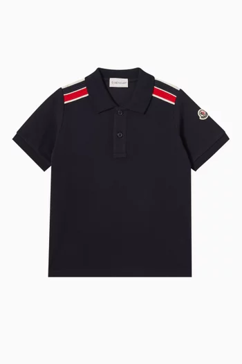 Logo Applique Polo Shirt