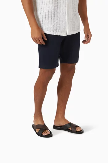 Darrel Slides in Faux Leather