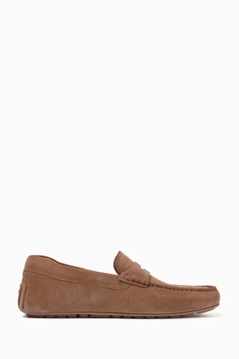 Moccasin Loafers in Suede