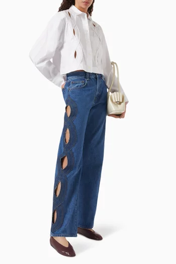 Caexane Braided Shirt in Cotton