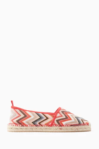 Elle Raschel Wave Espadrilles in Jute
